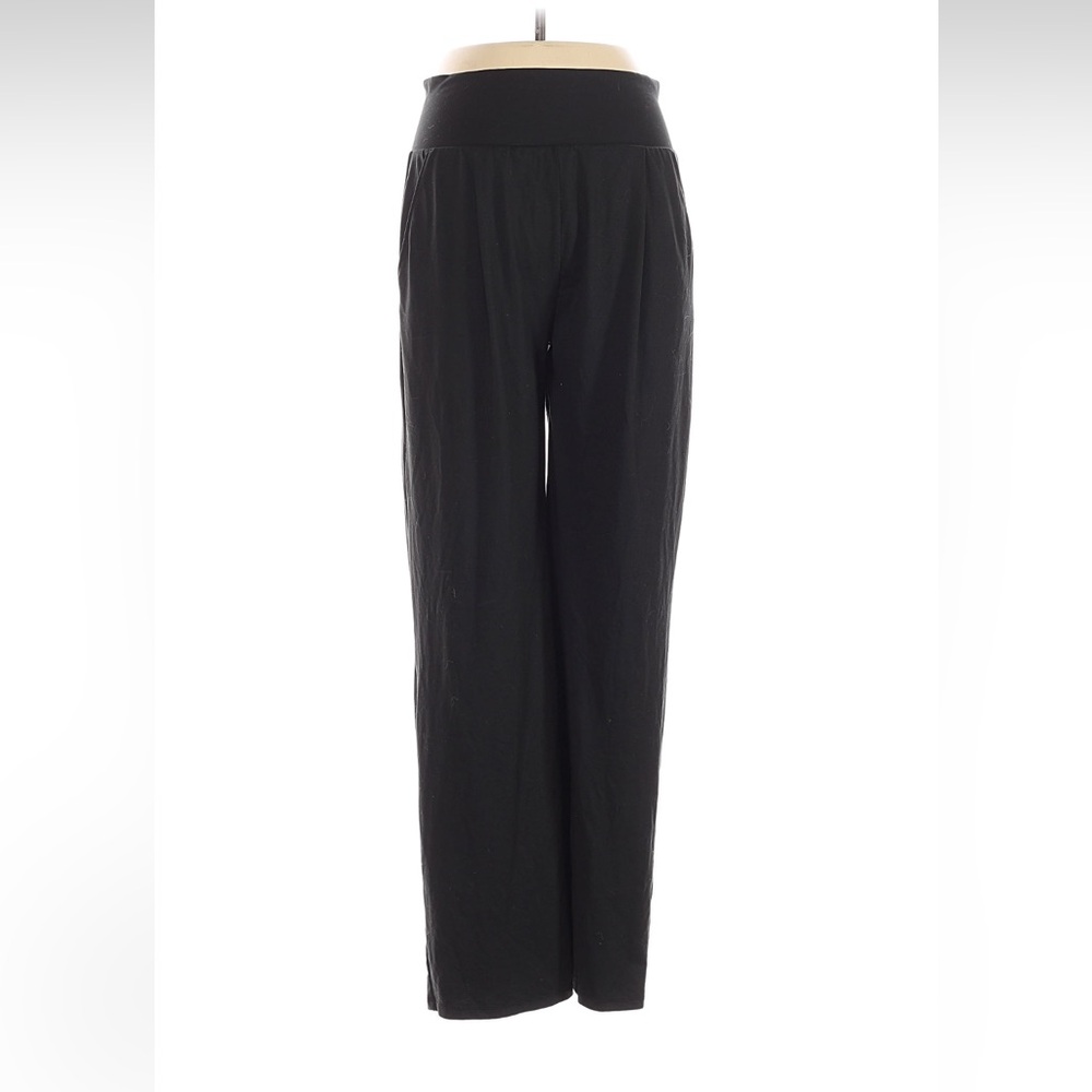 Vuori Black Womens Pants Lux At Ease Straight